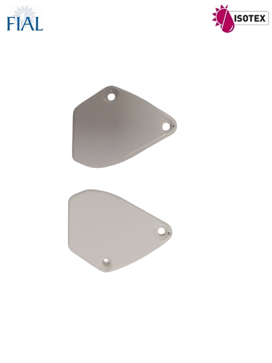 Embout de barre de charge RD 1023 store Fidji – Coloris : Blanc RAL 9010 – La Paire – Réf. FIAL : 56003