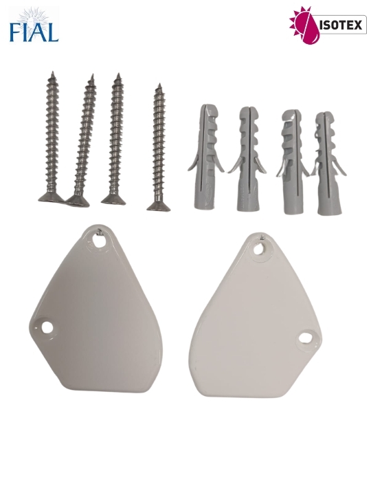 Embout de barre de charge RD 1023 store Fidji – Coloris : Blanc RAL 9010 – La Paire – Réf. FIAL : 56003