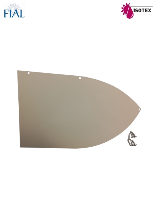 Embout d’auvent store Tahiti – Fidji – Lugano – Cap Horn – Coloris : Ivoire RAL 1015 – La Paire – Réf. FIAL : 58702