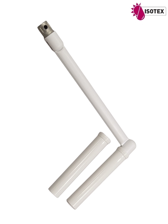 Bras de manivelle sans tube Blanc - R&eacute;f F301B