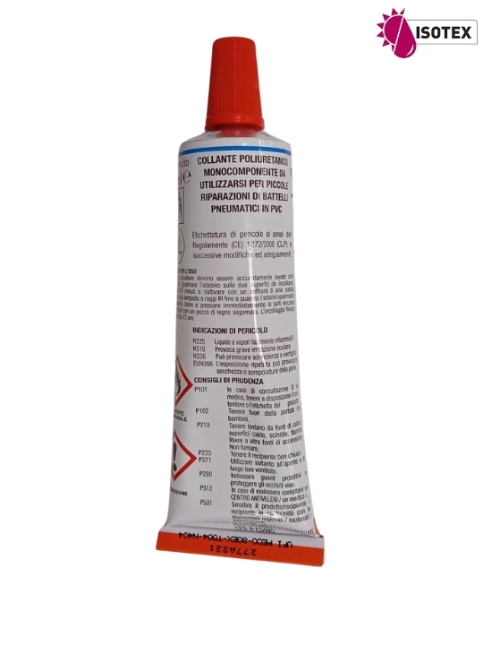 Colle PVC / Polyuréthane monocomposant P252 - Tube de 65 ml - DA8510070T