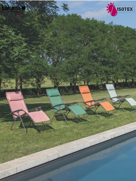 Fauteuil de relaxation Lafuma Mobilier R Clip Natura