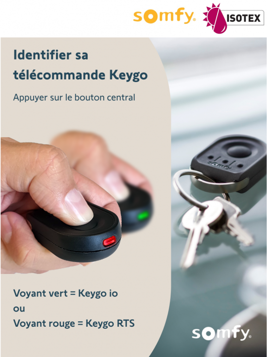 Télécommande Somfy Keygo io