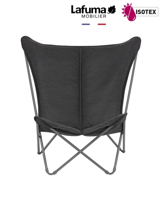 Fauteuil Lounge Lafuma Mobilier Sphinx Hedona - Coloris Onyx/Titane