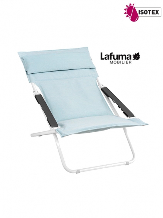 Transat Lafuma Mobilier Bayanne Hedona - Coloris Bleu Céladon/Kaolin