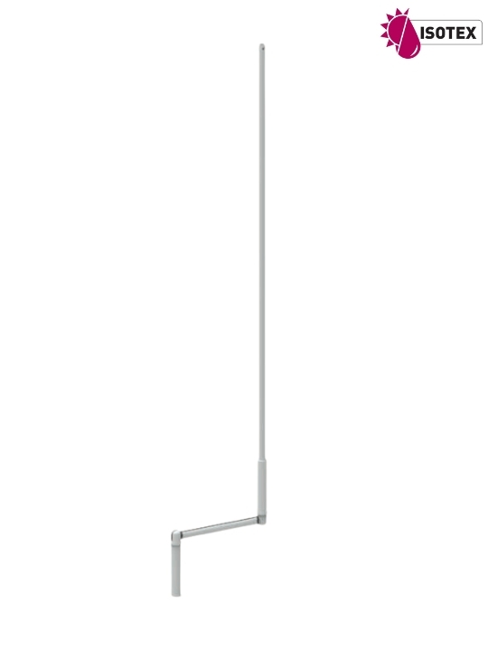 Manivelle complète - Long 1.30 m - Diam. 12 mm Blanc - Réf F301B + Réf E104