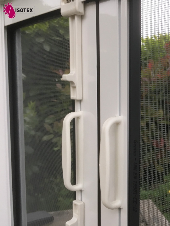 Moustiquaire enroulable horizontale 2 vantaux