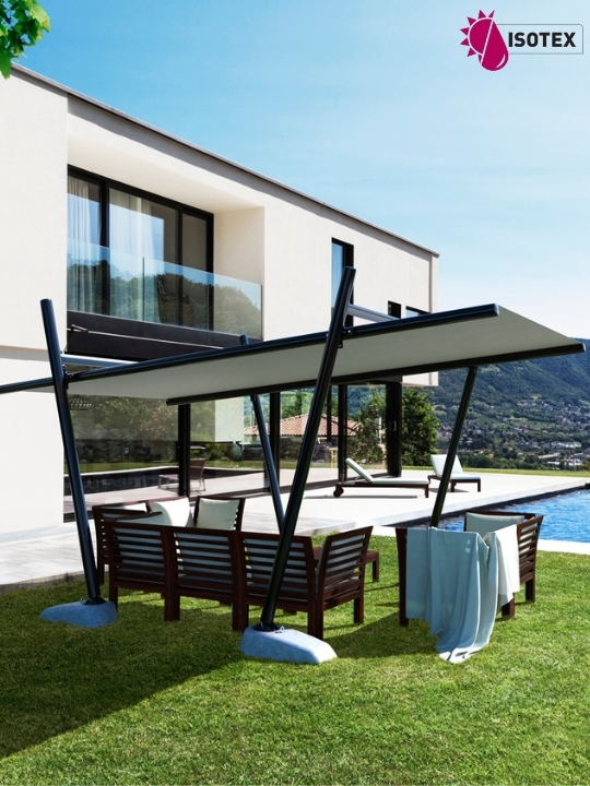 Pergola Toile Bambu