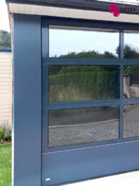 Porte de garage sectionnelle refoulement plafond