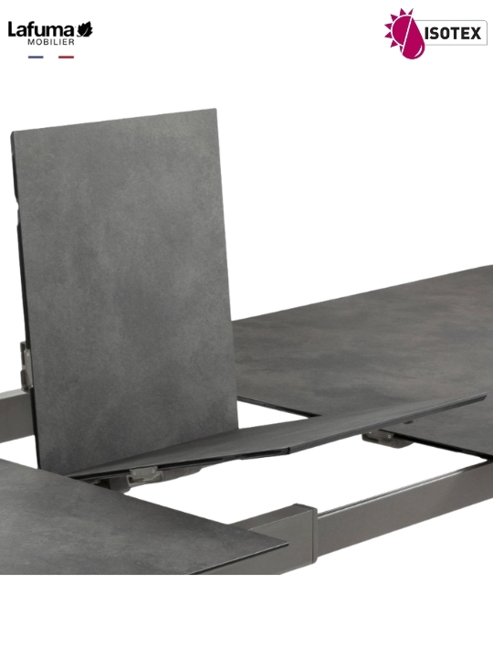 Table Repas extensible Lafuma Mobilier Oron 190 HPL  - 185/245 x 100 cm