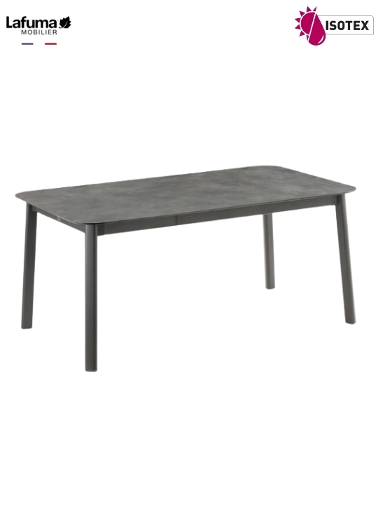 Table Repas extensible Lafuma Mobilier Oron 190 HPL  - 185/245 x 100 cm
