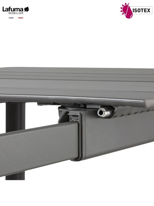 Table Repas extensible Lafuma Mobilier Oron 170 LAT - 169/214 x 100 cm