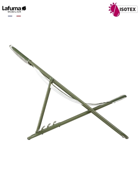 Transat Lafuma Mobilier Maxi Riviera Colorblock : confort XL et design moderne