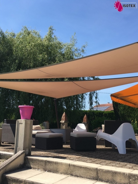 Voile d'ombrage Eliante Star Triangle sur mesure
