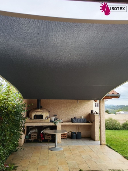 Voile d'ombrage Eliante Star Rectangle sur mesure